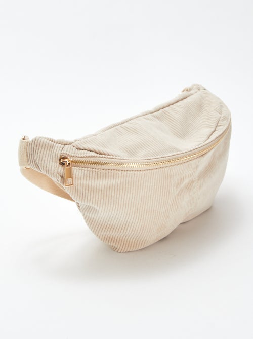 Bolsa de cintura de bombazina - Kiabi