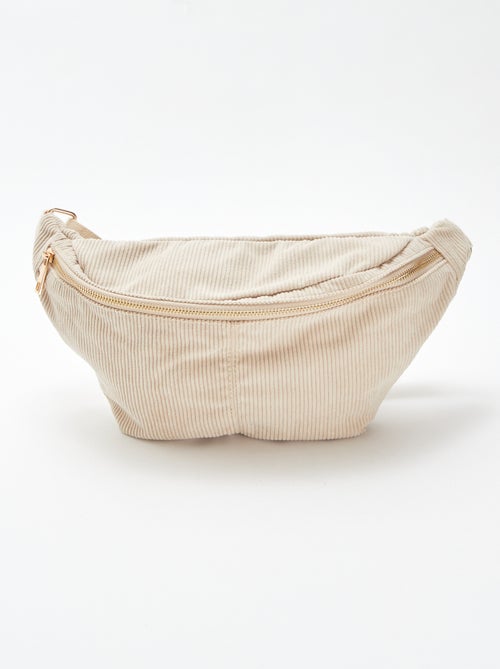 Bolsa de cintura de bombazina - Kiabi