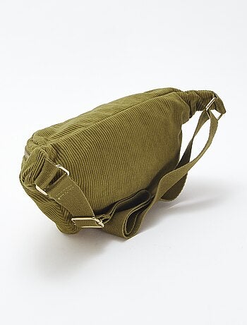 Bolsa de cintura de bombazina