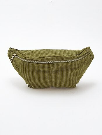 Bolsa de cintura de bombazina