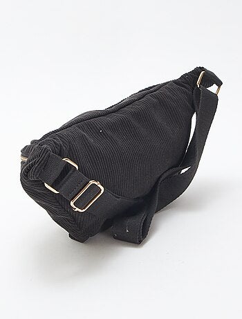 Bolsa de cintura de bombazina