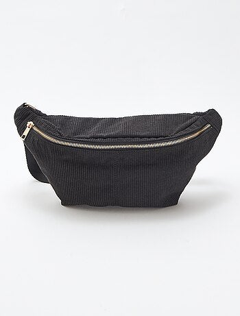 Bolsa de cintura de bombazina