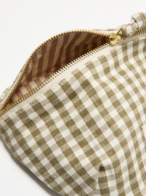 Bolsa de cintura de tecido estampado - Kiabi