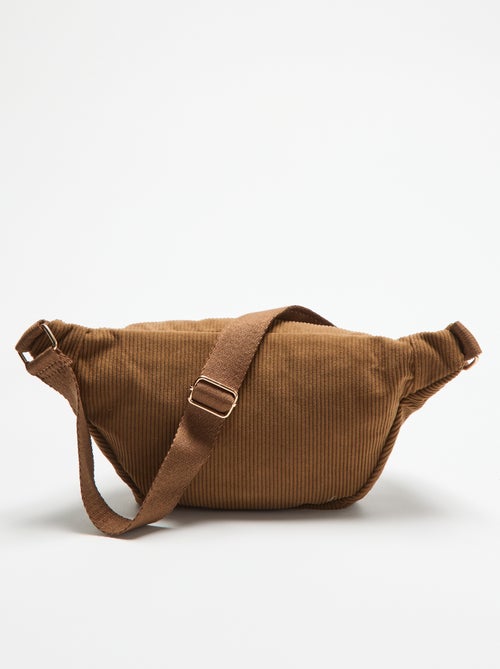 Bolsa de cintura de veludo - Kiabi