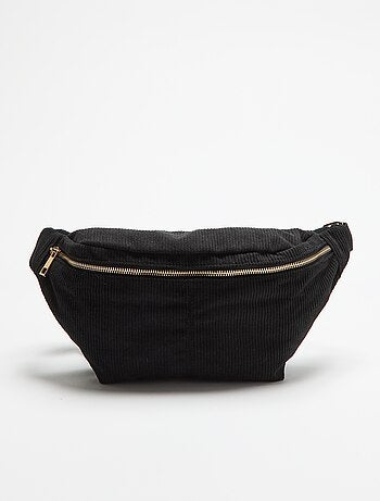 Bolsa de cintura de veludo