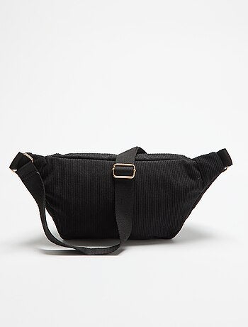 Bolsa de cintura de veludo