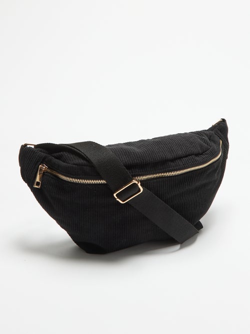 Bolsa de cintura de veludo - Kiabi