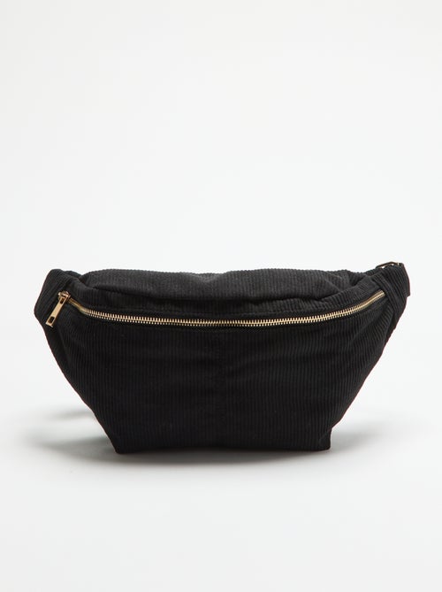 Bolsa de cintura de veludo - Kiabi