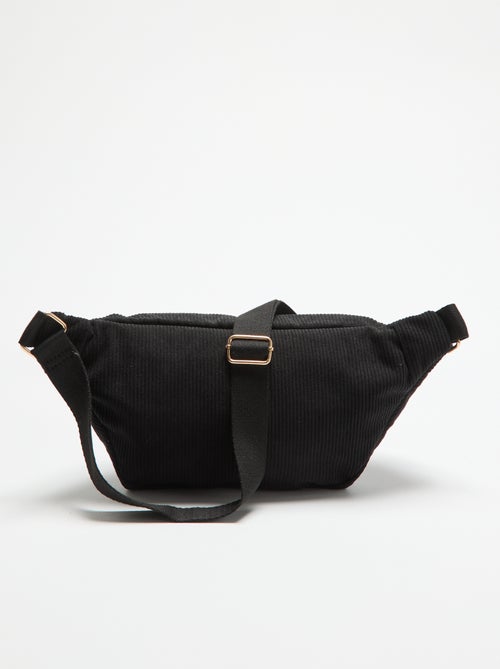 Bolsa de cintura de veludo - Kiabi