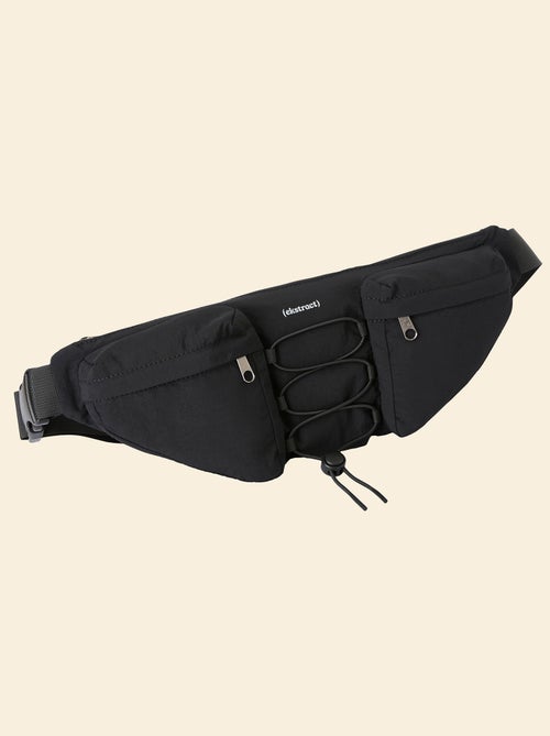 Bolsa de cintura desportiva (ekstract) com bolsos exteriores e interiores 15x40 cm - Kiabi