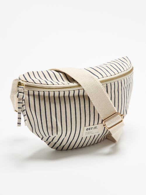 Bolsa de cintura em tecido estampado - Kiabi