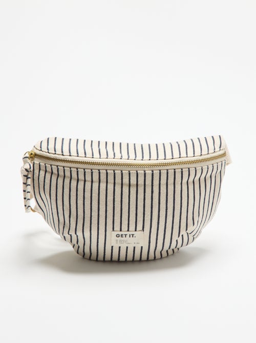 Bolsa de cintura em tecido estampado - Kiabi