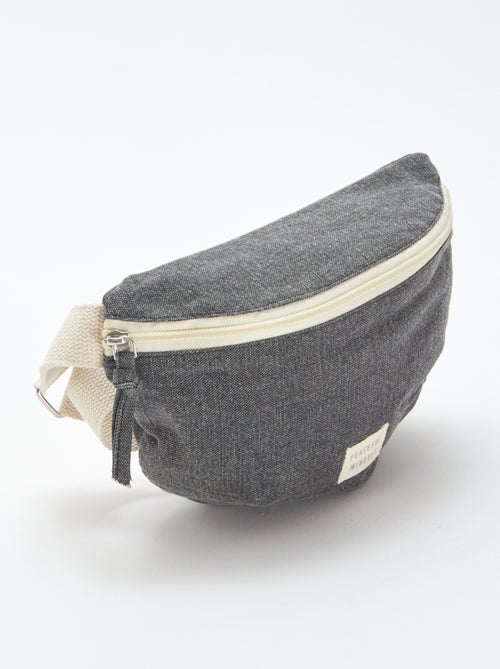 Bolsa de cintura grande com etiqueta tecida - Kiabi