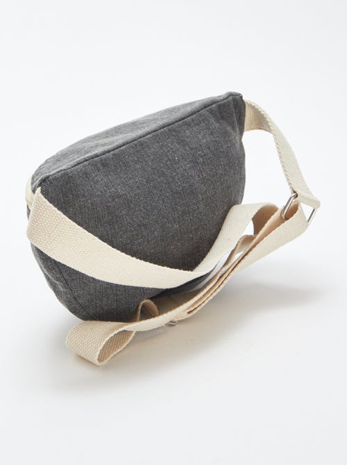 Bolsa de cintura grande com etiqueta tecida - Kiabi