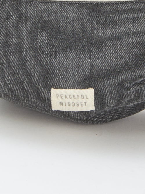 Bolsa de cintura grande com etiqueta tecida - Kiabi