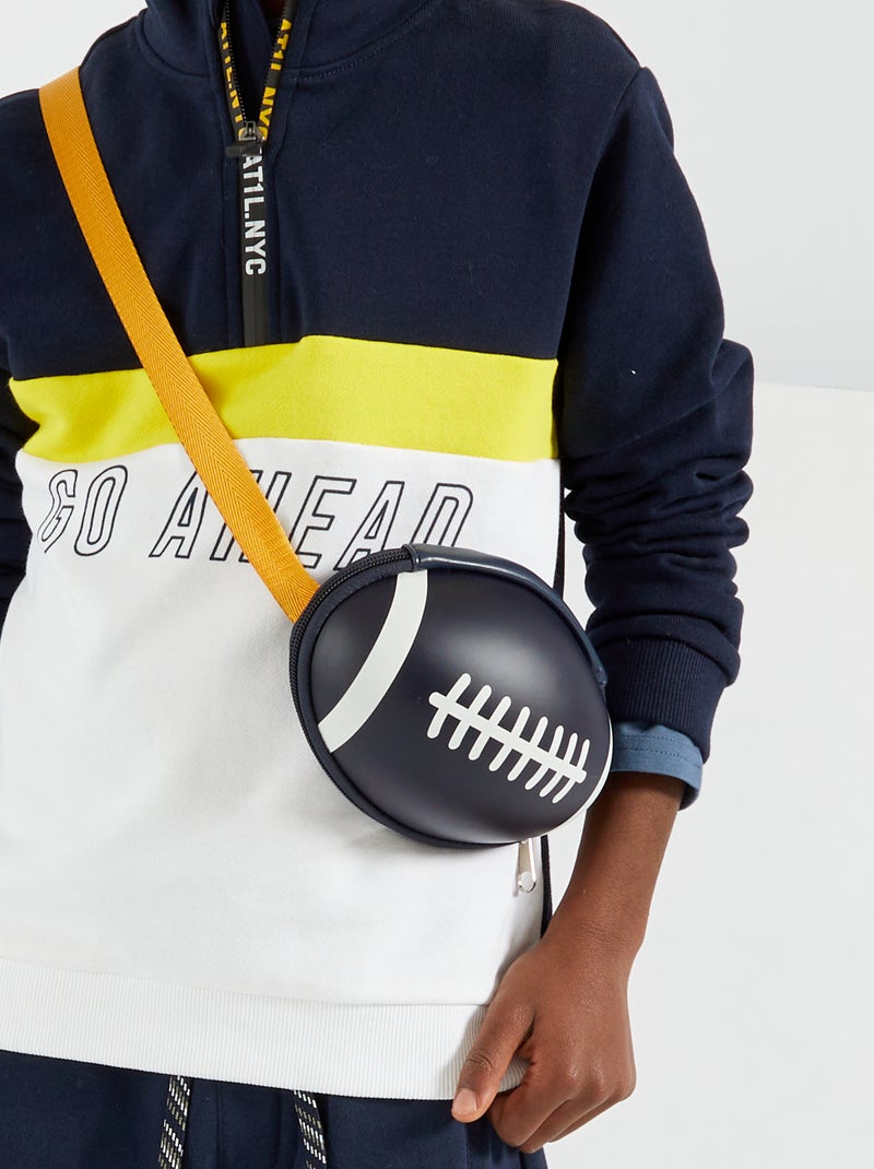 Bolsa de cintura 'rugby' Azul Preto - Kiabi