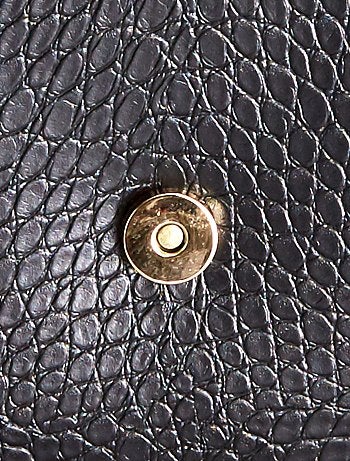 Bolsa de mão efeito 'pele de crocodilo' - Kiabi