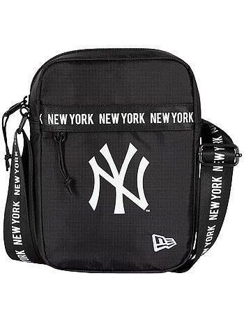 Bolsa de Ombro Masculina New Era NY Preta com Alça Ajustável