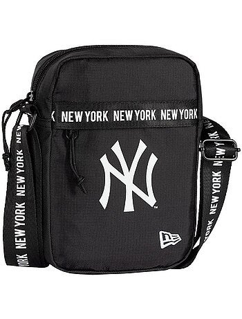 Bolsa de Ombro Masculina New Era NY Preta com Alça Ajustável