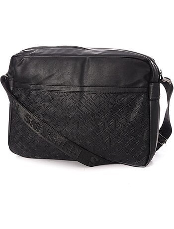 Bolsa de Ombro Masculina Preta Redskins CADZE