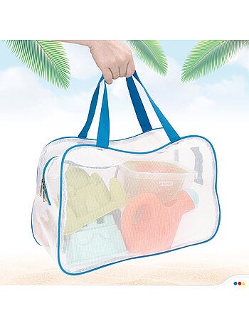 Bolsa de praia com balde e acessórios color beach