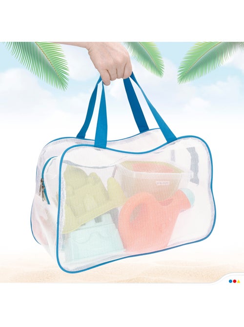 Bolsa de praia com balde e acessórios color beach - Kiabi
