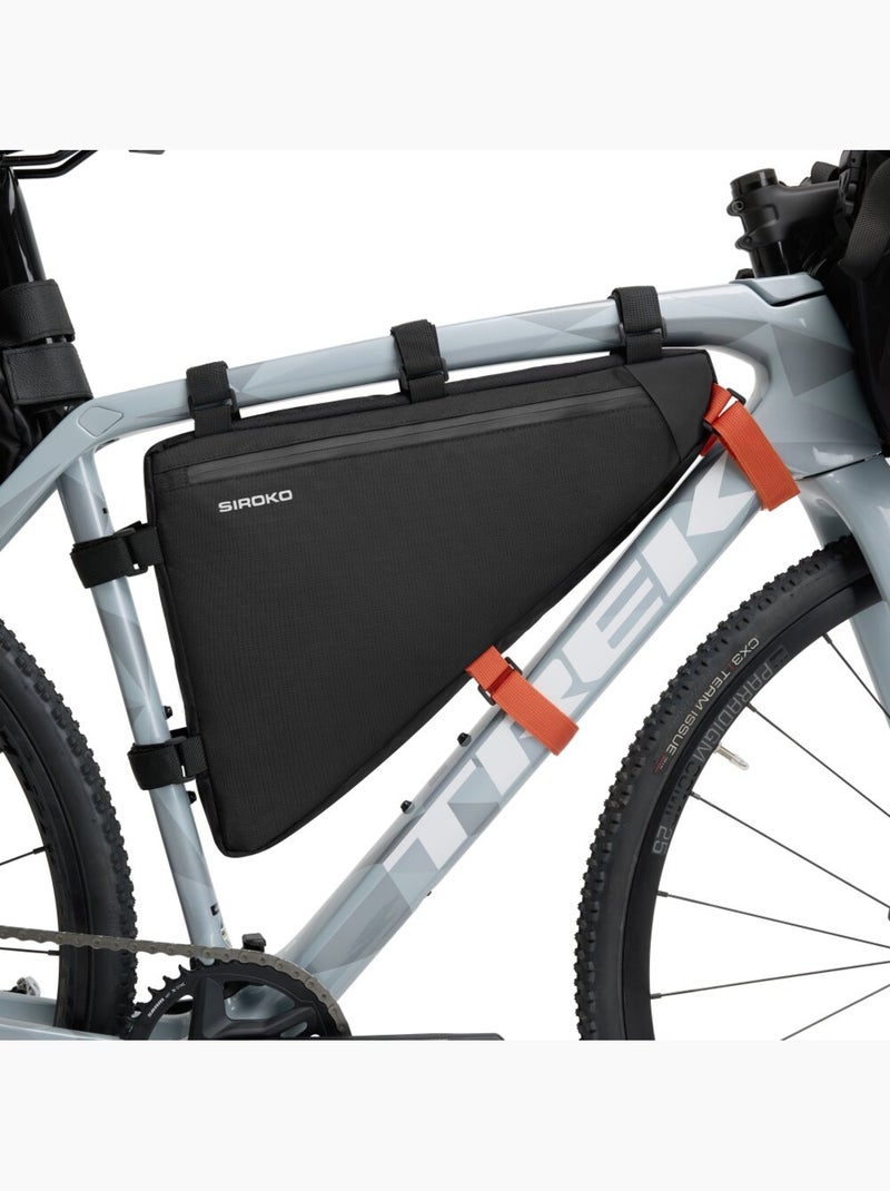 Bolsa de quadro bikepacking Preto - Kiabi