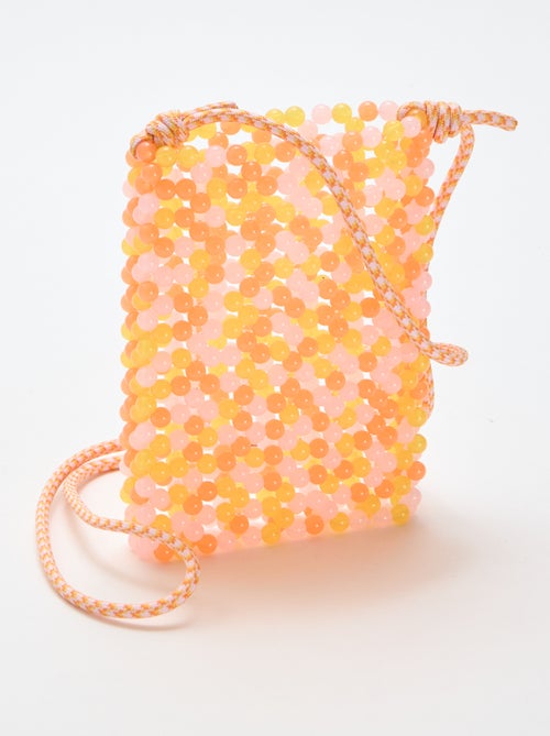 Bolsa de telefone em pérolas - Kiabi