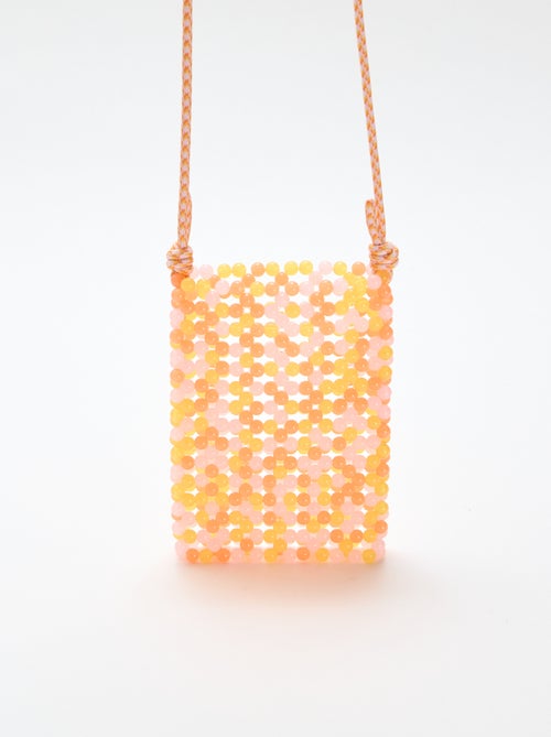 Bolsa de telefone em pérolas - Kiabi