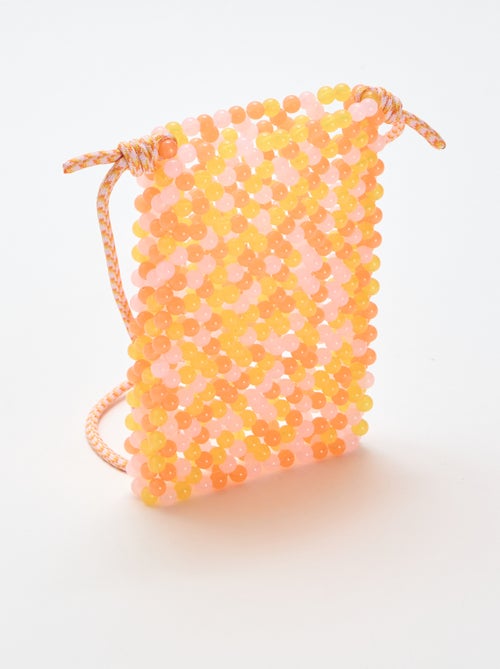 Bolsa de telefone em pérolas - Kiabi
