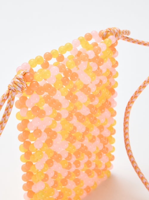 Bolsa de telefone em pérolas - Kiabi