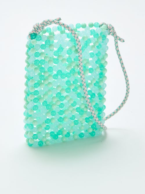 Bolsa de telefone em pérolas - Kiabi