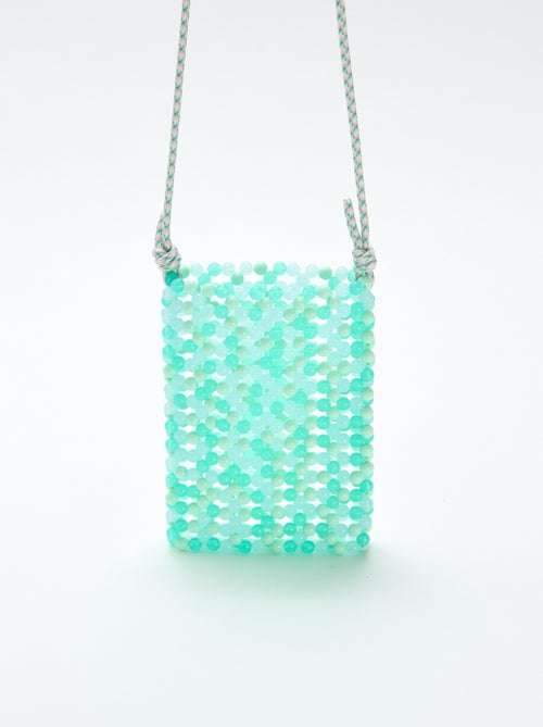 Bolsa de telefone em pérolas - Kiabi