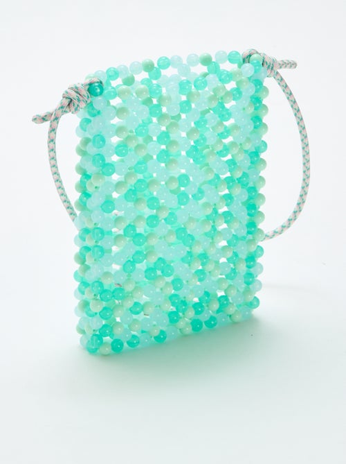 Bolsa de telefone em pérolas - Kiabi