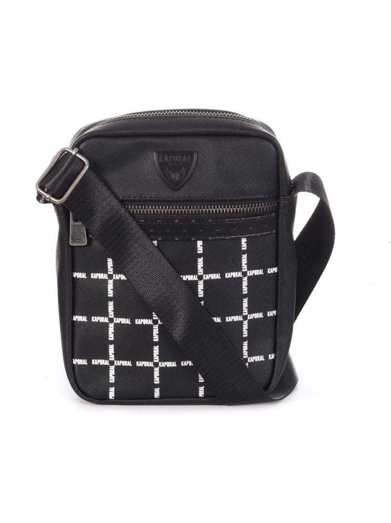 Bolsa de Tiracolo Masculina Kaporal NORPYH Preto/Branco Preto - Kiabi