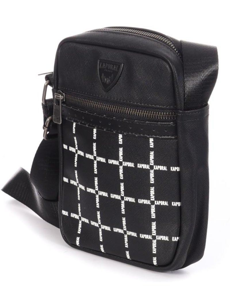 Bolsa de Tiracolo Masculina Kaporal NORPYH Preto/Branco Preto - Kiabi