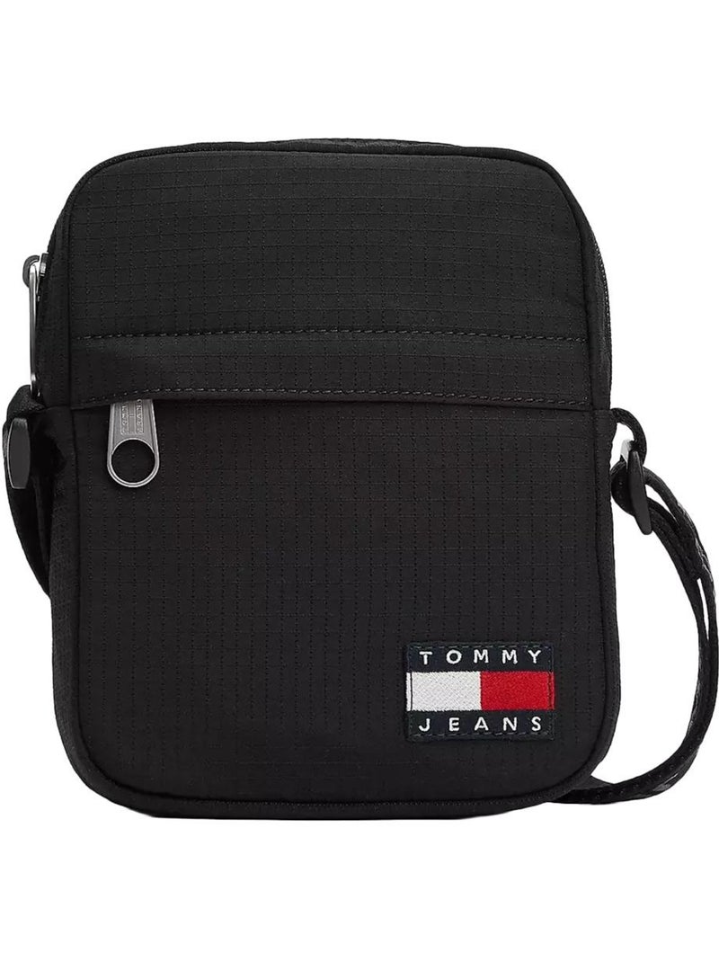 Bolsa de tiracolo preta masculina tommy hilfiger tjm ess daily Preto - Kiabi
