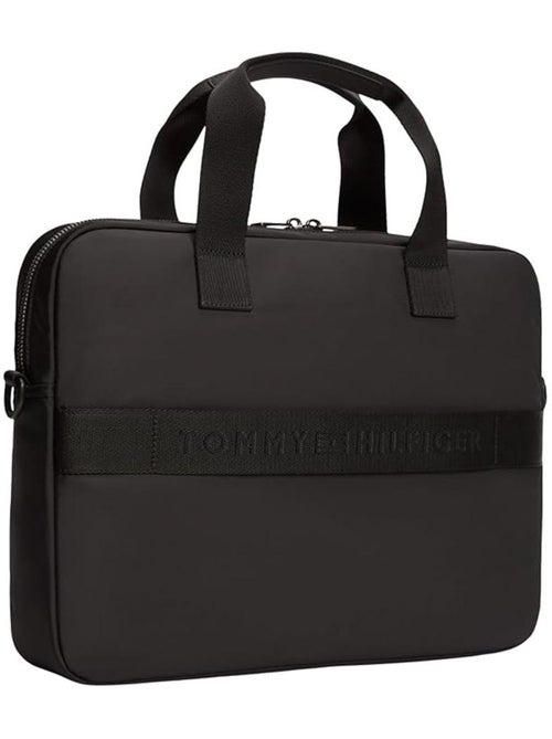 Bolsa de tiracolo tommy hilfiger repreve preta para homem - Kiabi