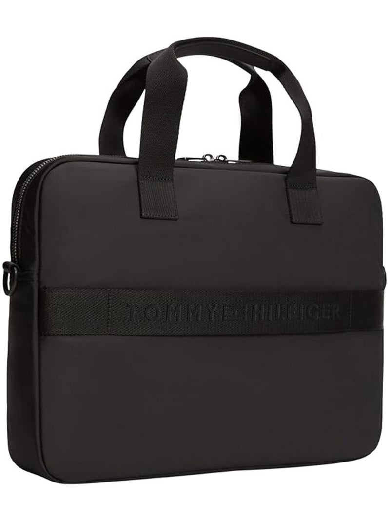 Bolsa de tiracolo tommy hilfiger repreve preta para homem Preto - Kiabi