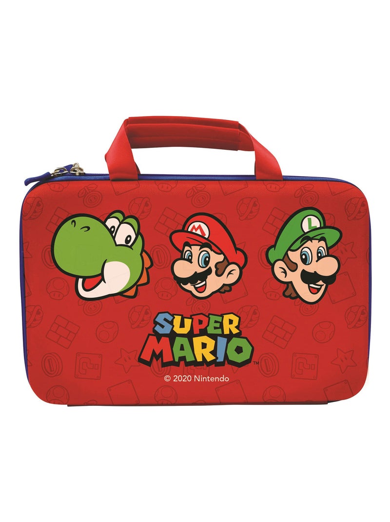 Bolsa de transporte protetora super mario para consolas portáteis e tablets até 10'' Vermelho - Kiabi