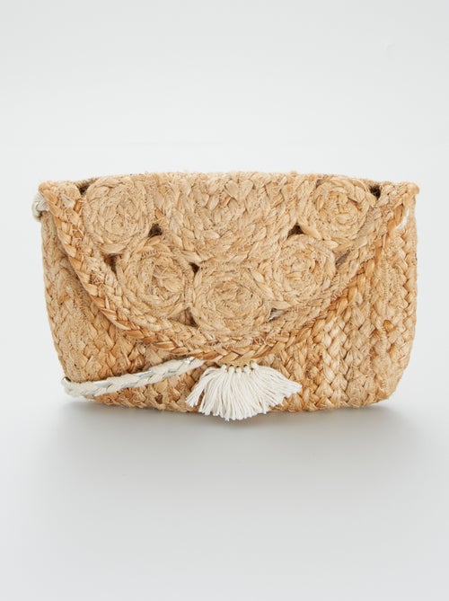 Bolsa em lona de juta - Kiabi