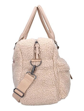 Bolsa maternidade em sherpa | sevira kids