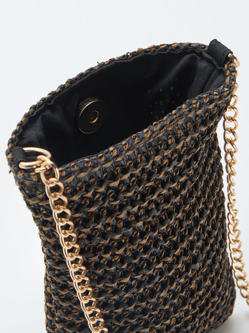 Bolsa para telemóvel a tiracolo Castanho - Kiabi