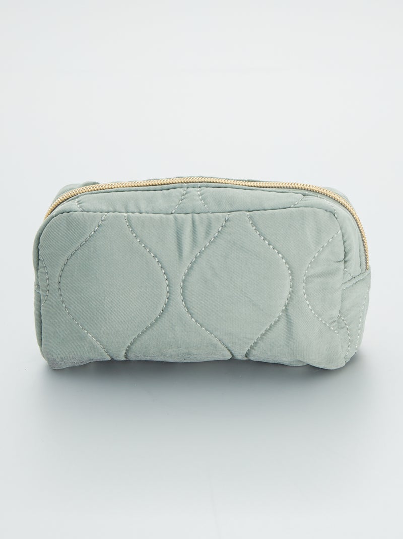 Bolsa pequena acolchoada VERDE - Kiabi