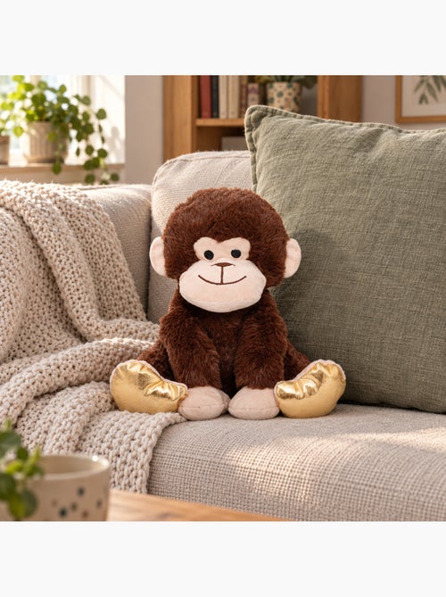 Bolsa térmica macaco em peluche com pérolas quente ou frio - Kiabi Bolsa térmica macaco em peluche com pérolas quente ou frio - Kiabi