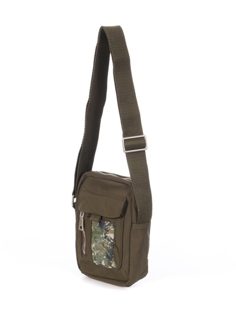 Bolsa Tiracolo Kaki para Homem Kaporal Julis Verde cáqui claro - Kiabi