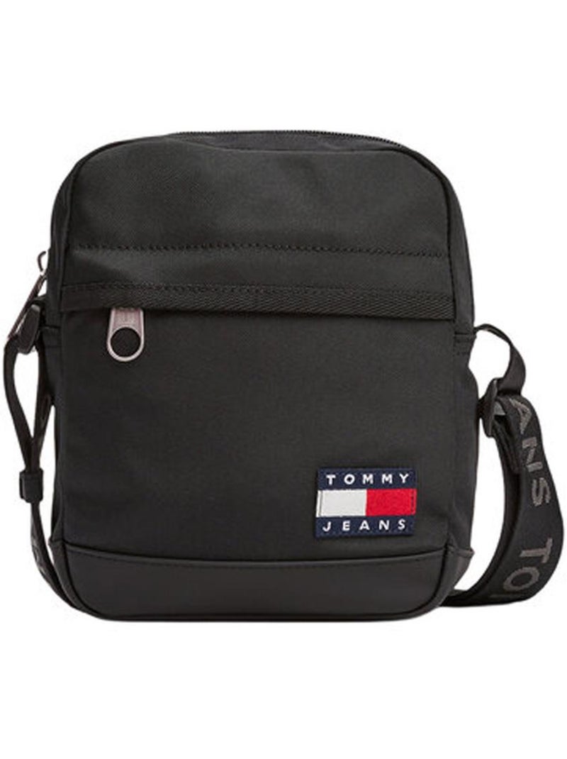 Bolsa Tiracolo Preta Masculina Tommy Hilfiger AM0AM Preto - Kiabi