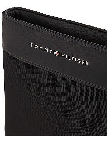 Bolsa Tiracolo Tommy Hilfiger Foundation Mini Preta para Homem