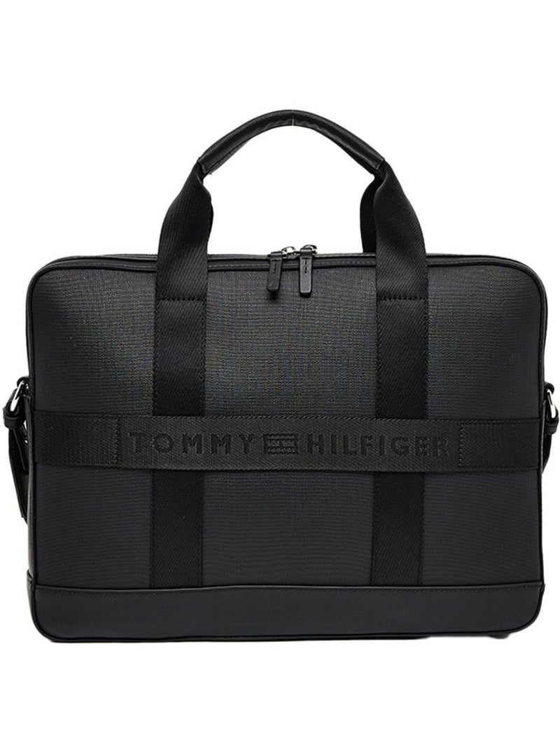 Bolsa Tiracolo Tommy Hilfiger Moderna para Homem em Preto Preto - Kiabi
