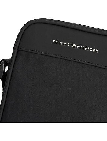 Bolsa tiracolo tommy hilfiger repreve m14150 para homem preta